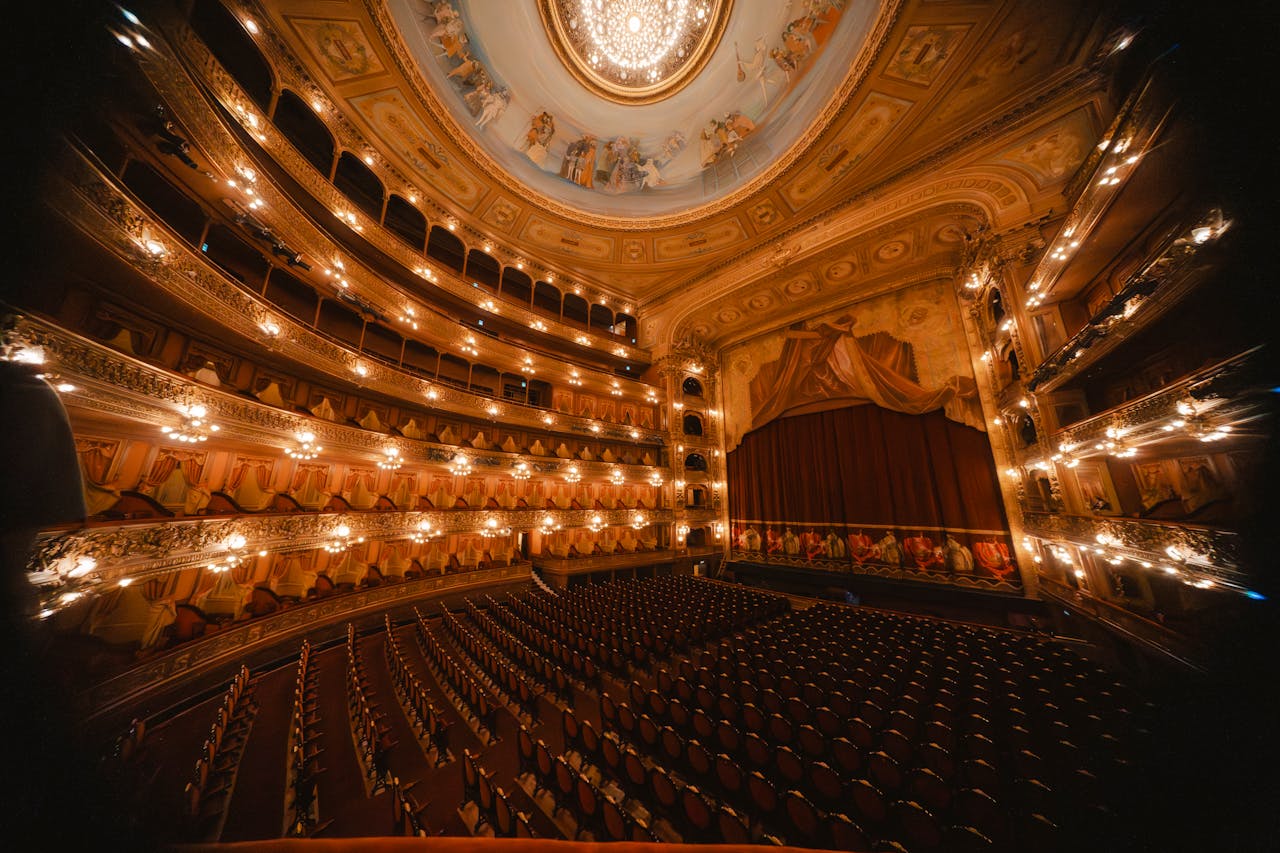 portfolio-img-03 Stunning view of the ornate interior of Teatro Colón, Buenos Aires, Argentina.